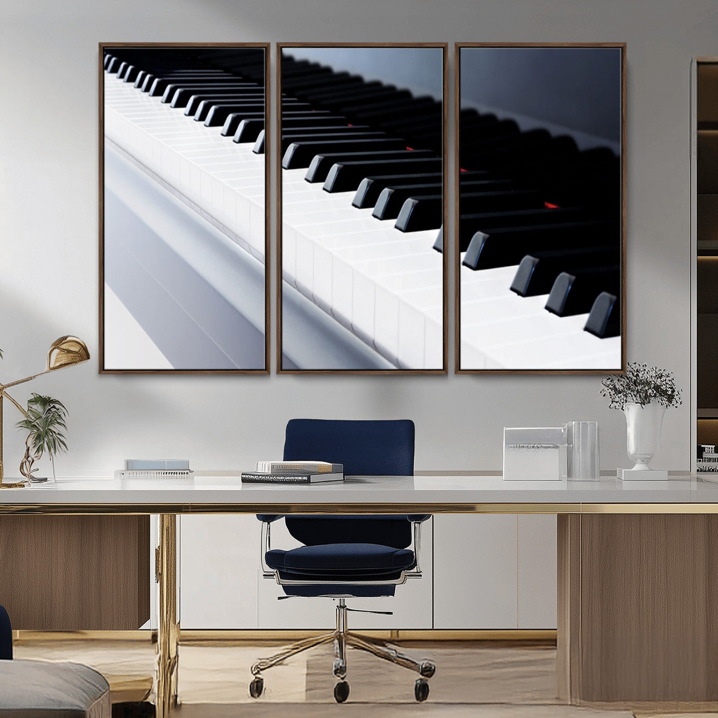 -Piano Artwork Canvas Wall Art Print