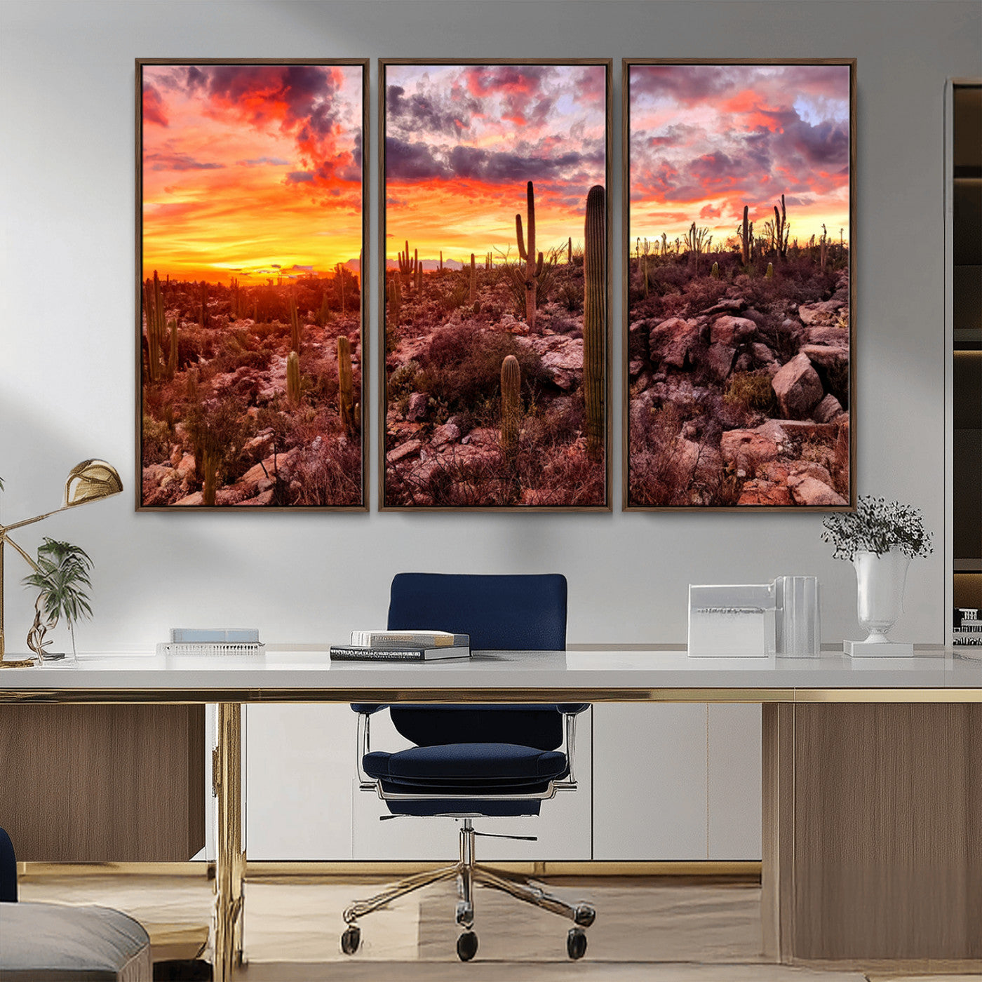 -Arizona Desert Print, Western Cowboy Wall Art Print