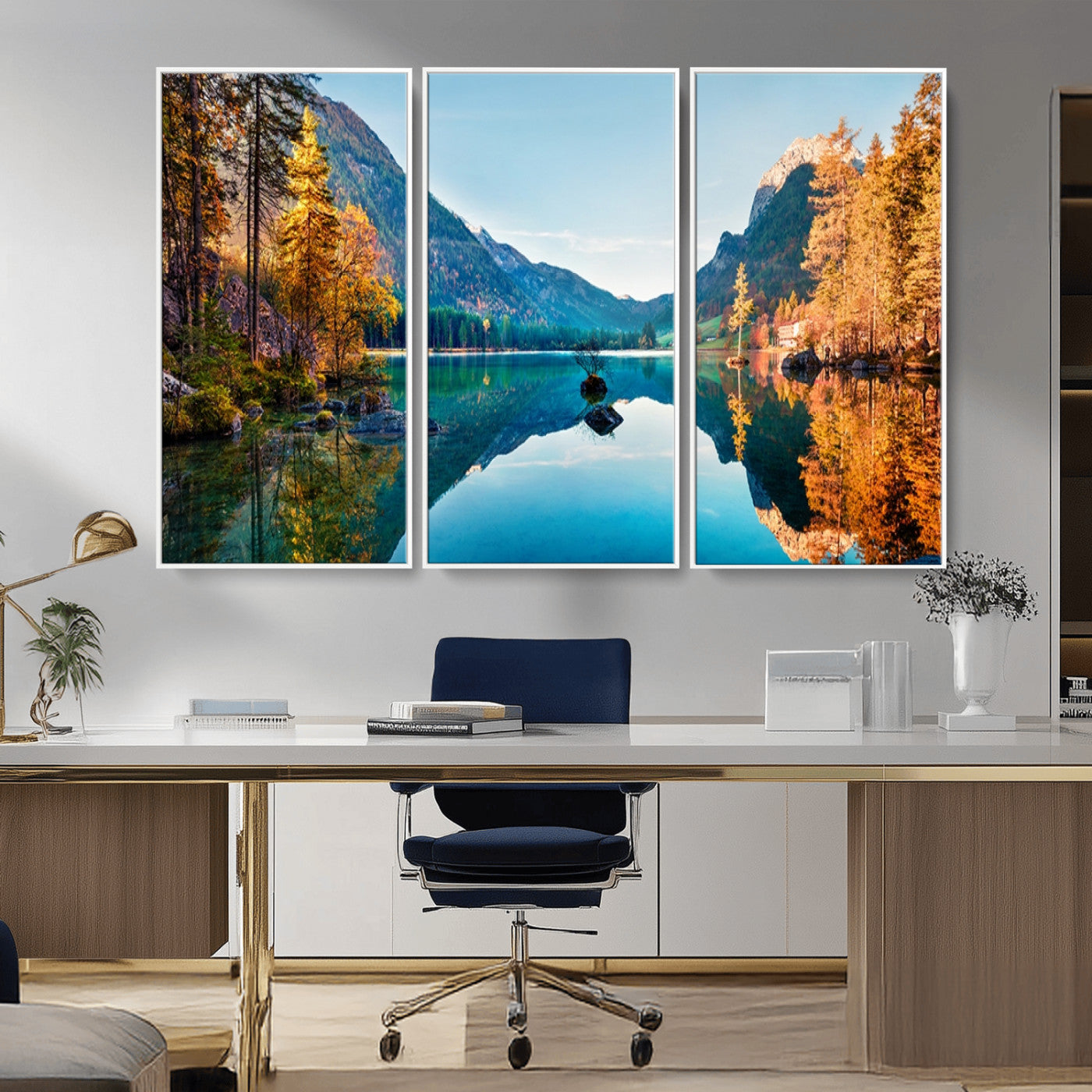 -Fantastic Autumn Panorama Wall Art Canvas Print