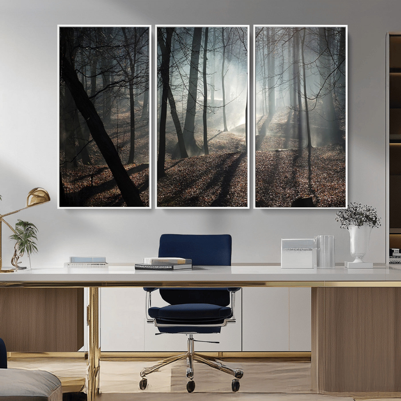 15648-MGV-FC-48X32-3P_White-Dark Family and Tree Wall Art Canvas Print