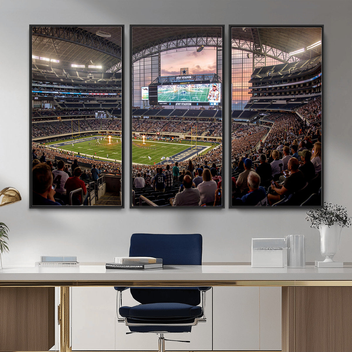 61524160-MGV-CV-36X24 - Stadium Wall Art Canvas Print