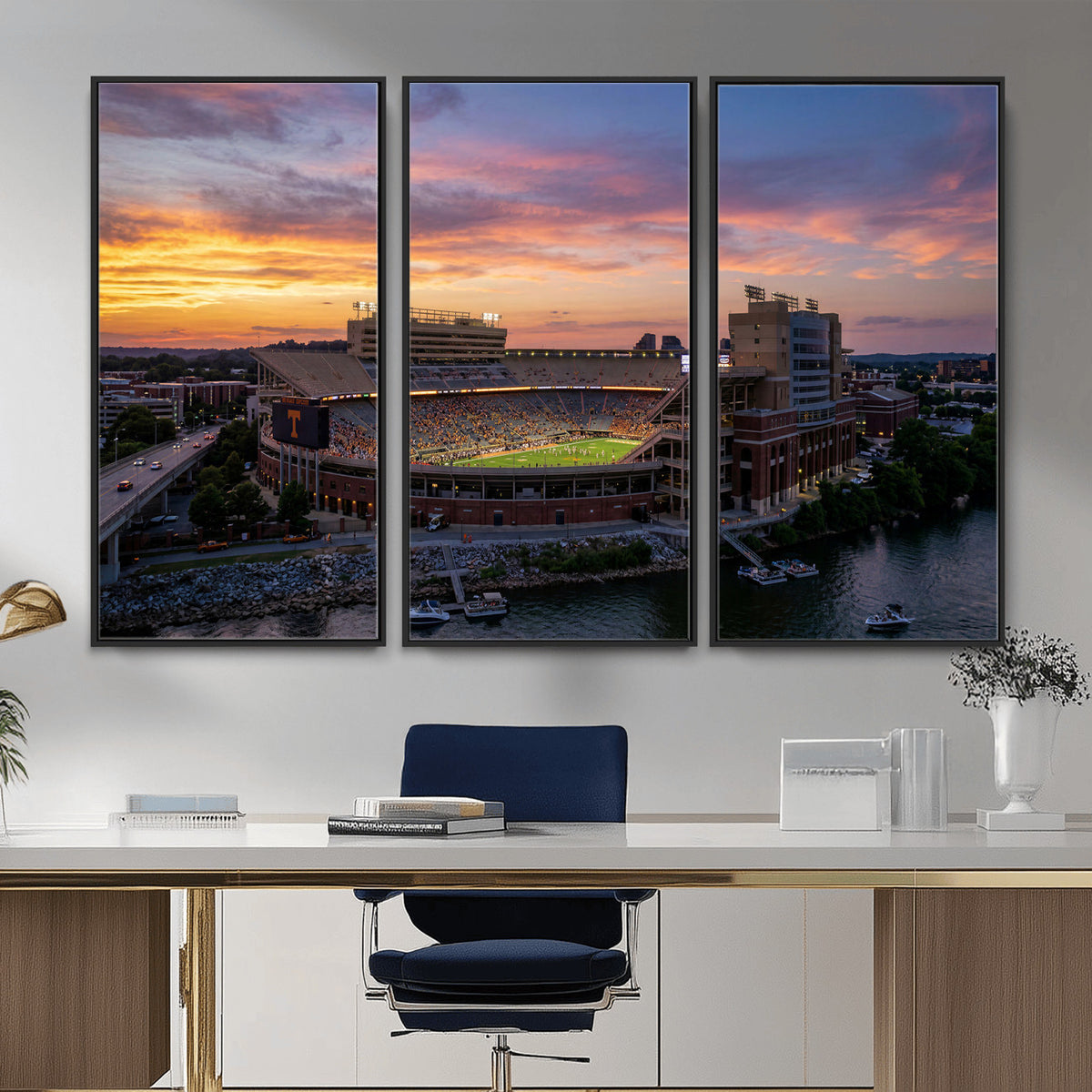61093642-MGV-CV-36X24 - Stadium Wall Art Canvas Print