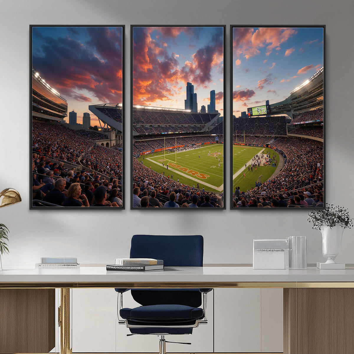 21104528-MGV-CV-36X24 - Stadium Wall Art Canvas Print