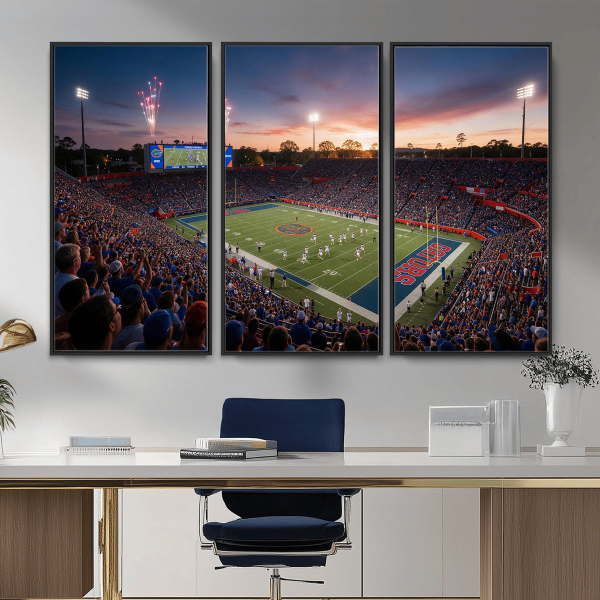 76151234-MGV-CV-36X24 - Stadium Wall Art Canvas Print