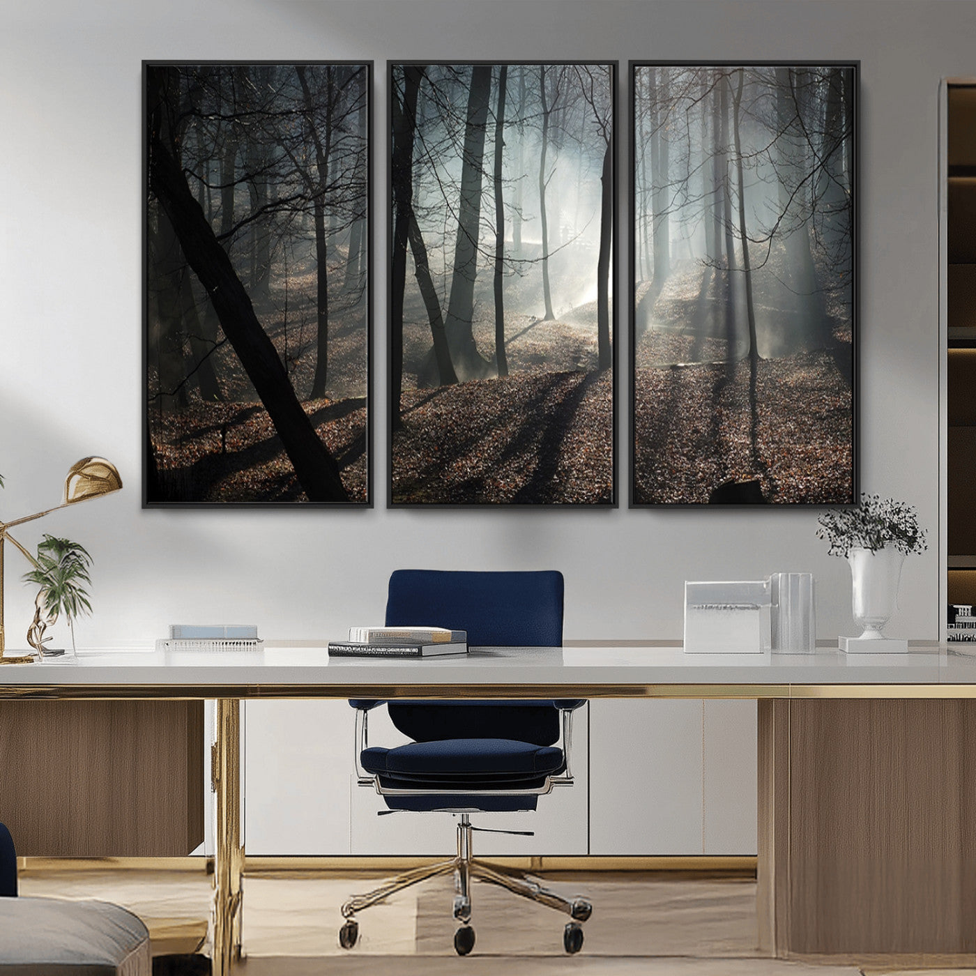 15648-MGV-FC-48X32-3P_Black-Dark Family and Tree Wall Art Canvas Print