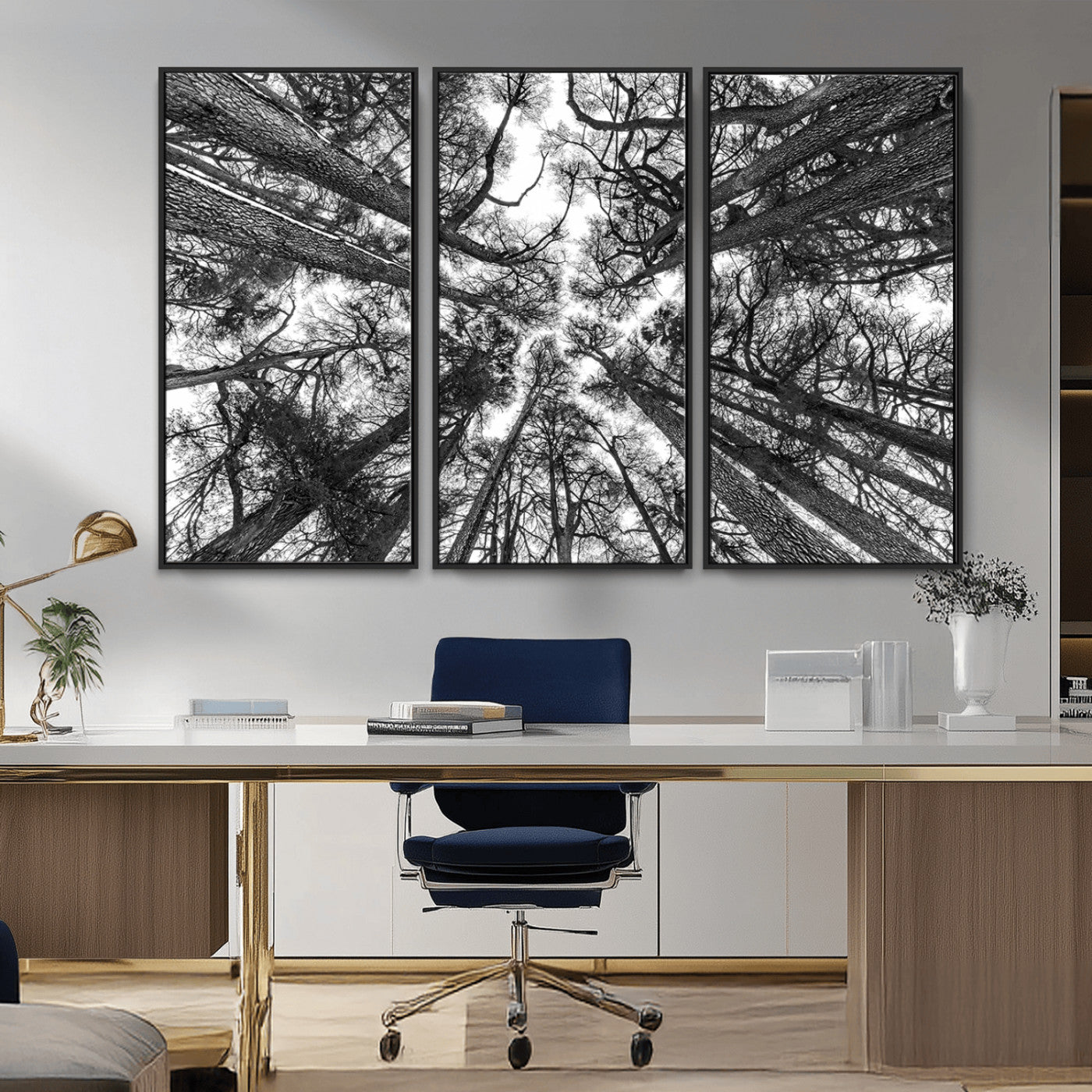 -Trees Contemporary Art Canvas Print