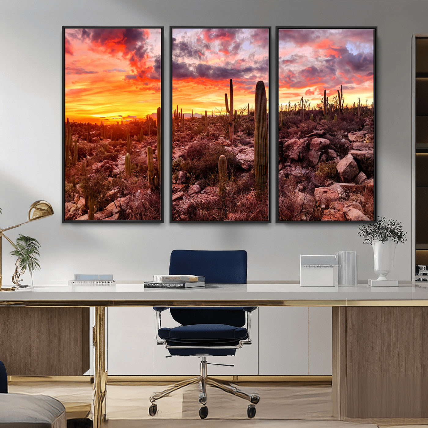 -Arizona Desert Print, Western Cowboy Wall Art Print