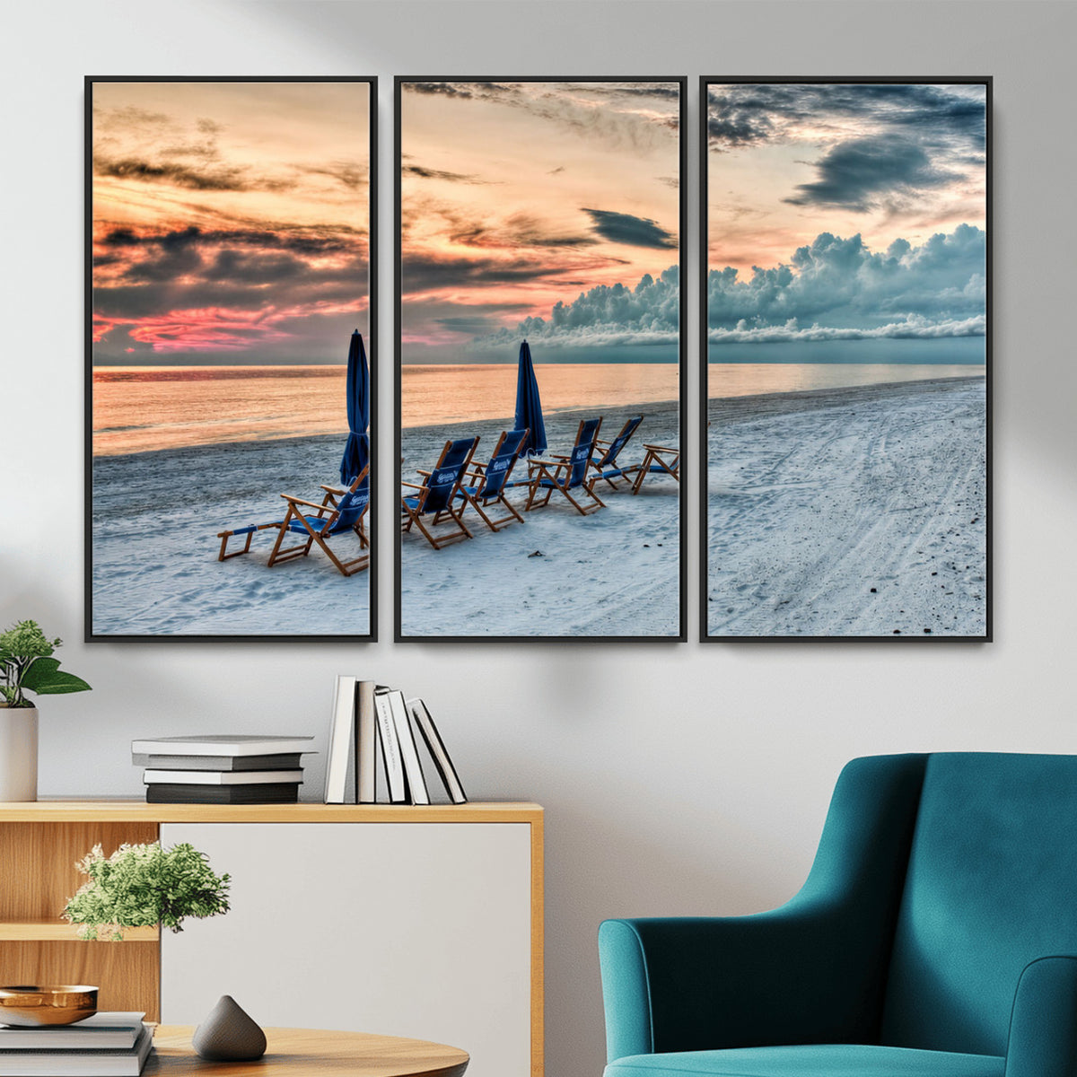 17237006-MGV-CV-36X24 - Serene Gulf Solitude Wall Art Canvas Print