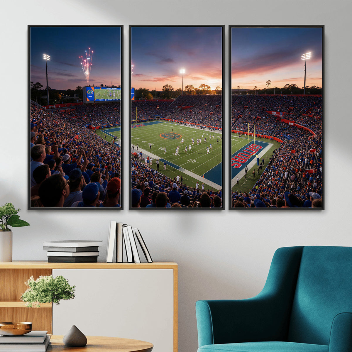 76151234-MGV-CV-36X24 - Stadium Wall Art Canvas Print