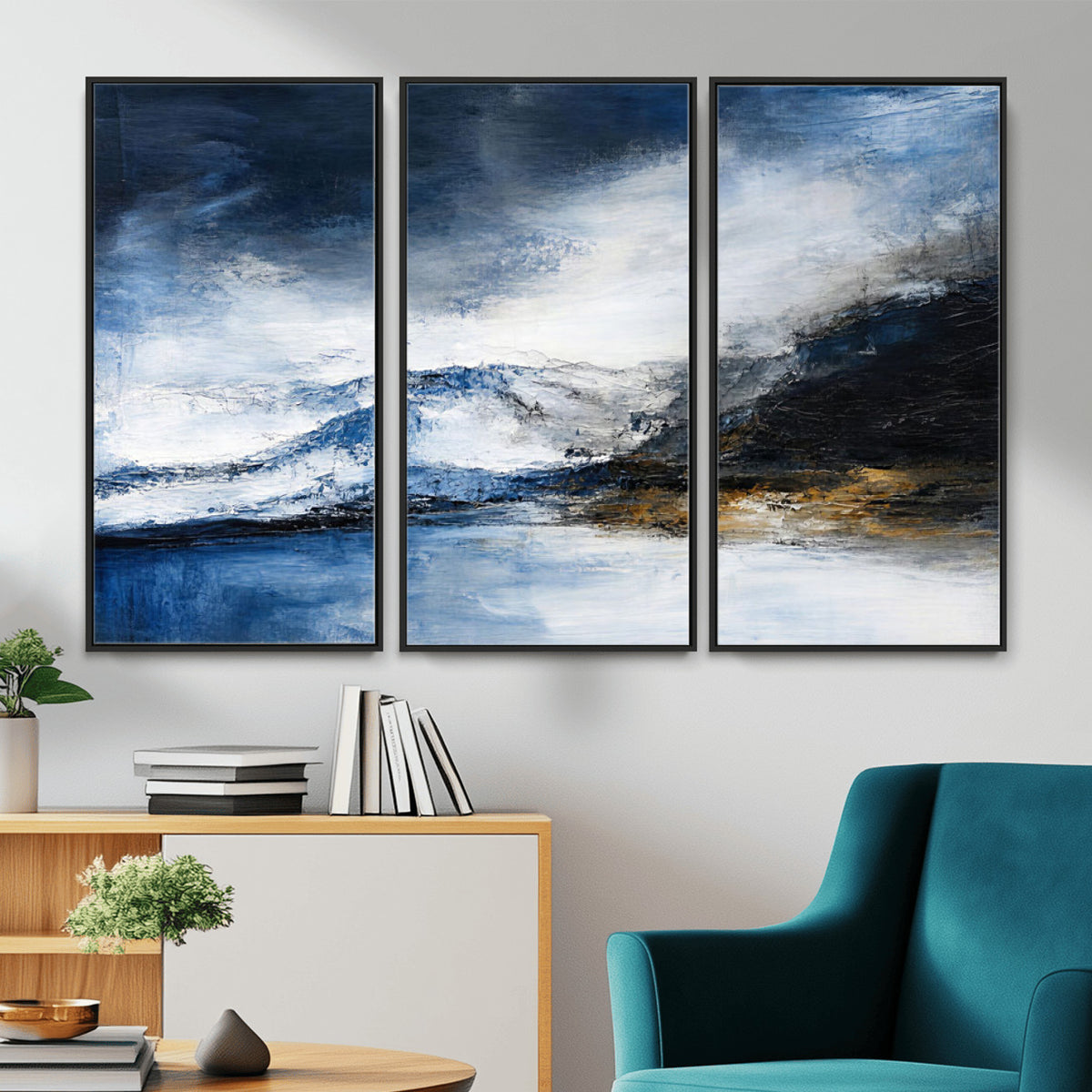 48142030-MGV-CV-36X24 - Extra Large Abstract Wall Art Canvas Print