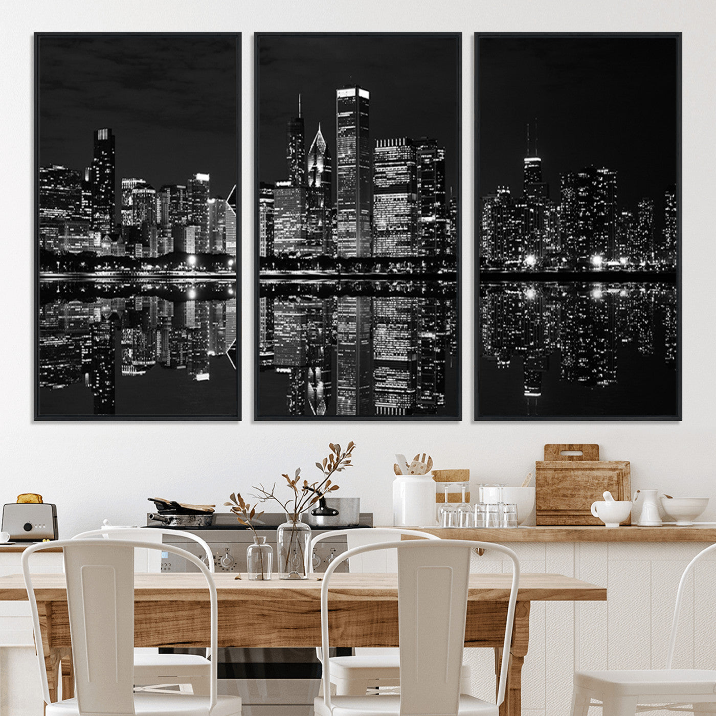 -Chicago Wall Art Canvas Print