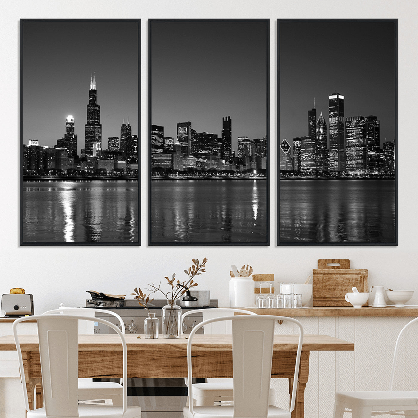 -Chicago Wall Art Canvas Print