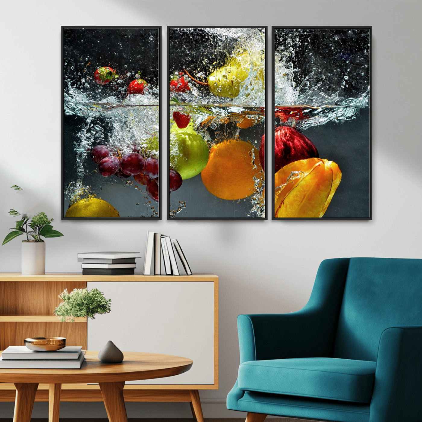 -Kithen Vegetables World Wall Art Canvas Print