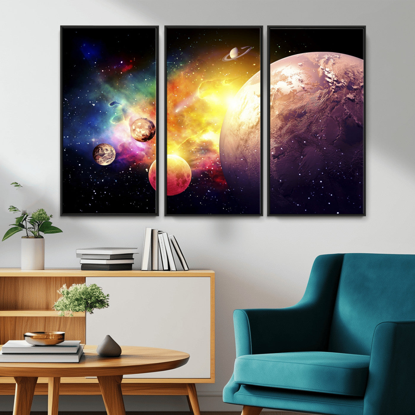 51843-MGV-CV-36X24-Space and Galaxy Canvas Print