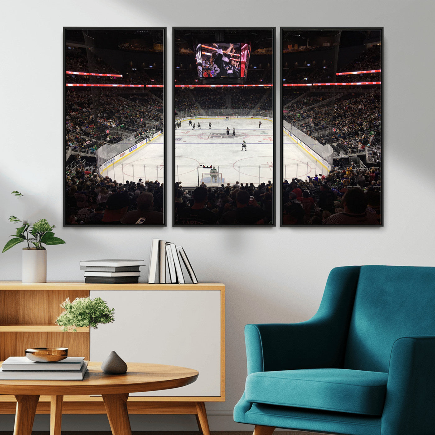 -T Mobile Arena Paradise Nevada Vegas Golden Knights Ice Hockey Stadium Canvas Print Wall Art