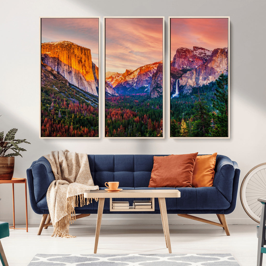 Yosemite National Park Wall Art Landscape Canvas Print El Capitan