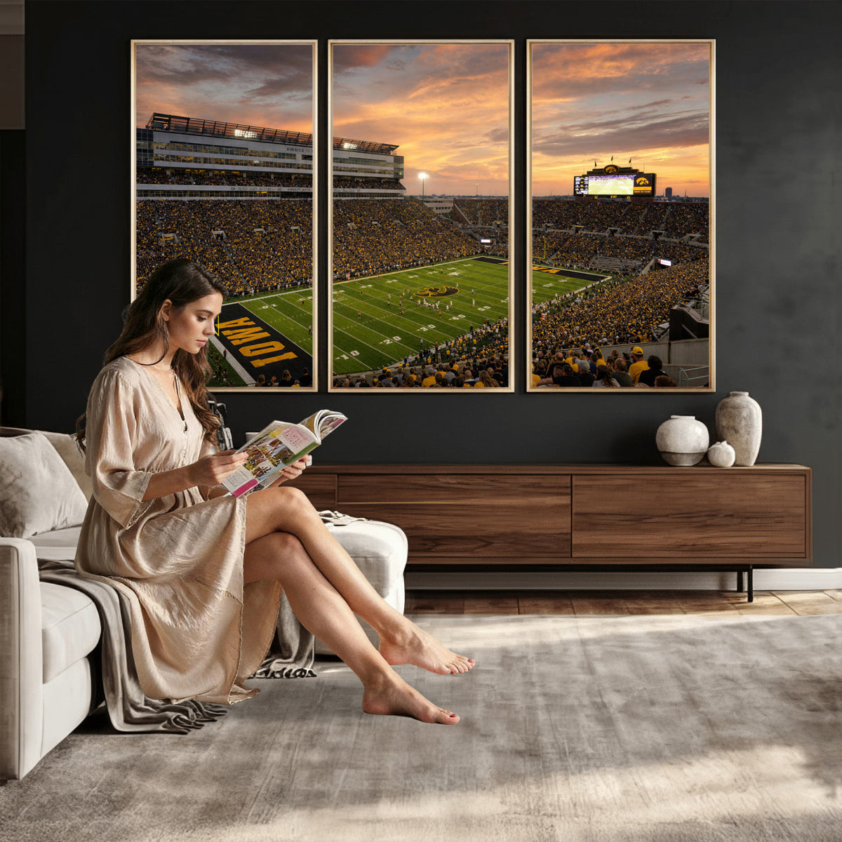 84993181-MGV-CV-36X24 - Stadium Wall Art Canvas Print