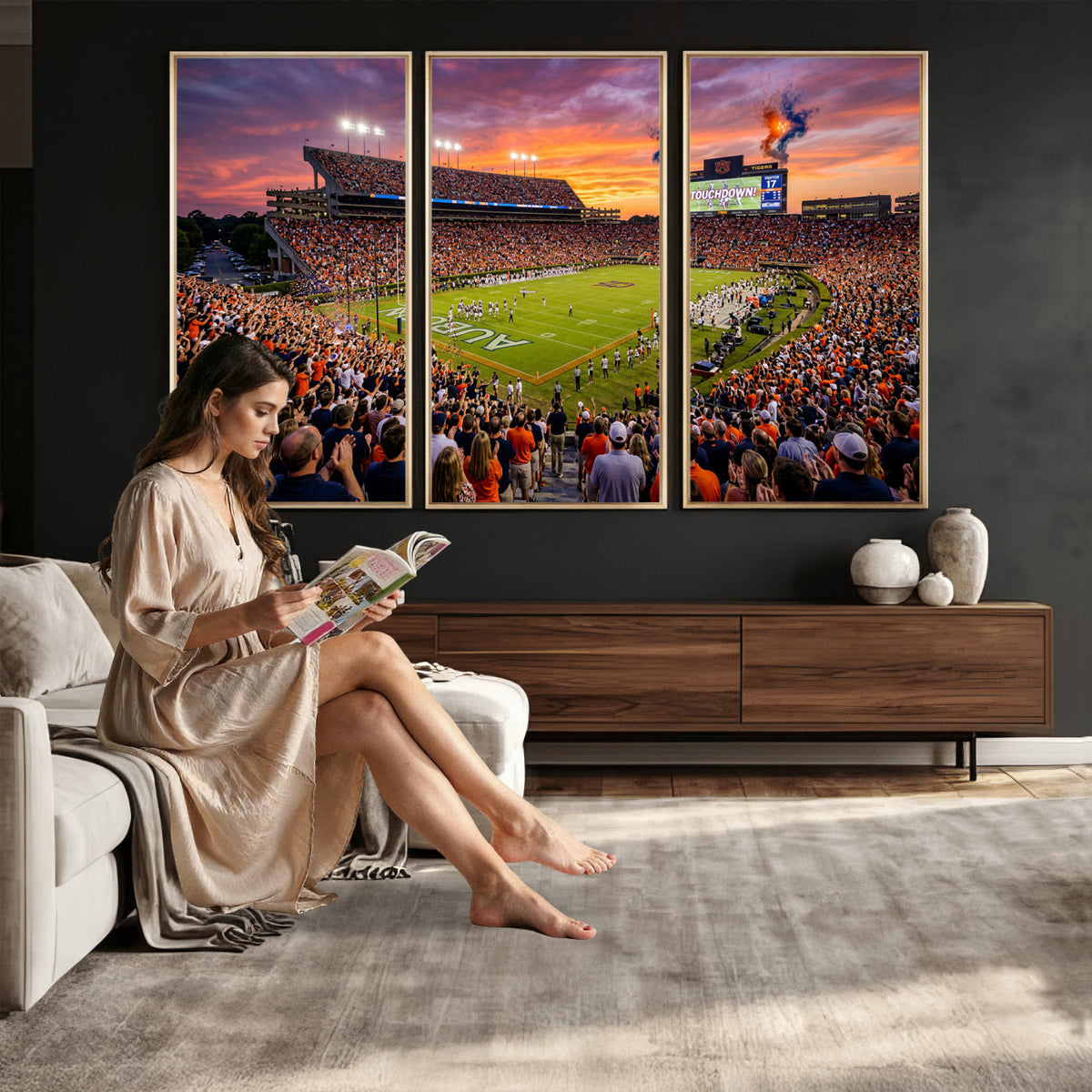 77756715-MGV-CV-36X24 - Stadium Wall Art Canvas Print