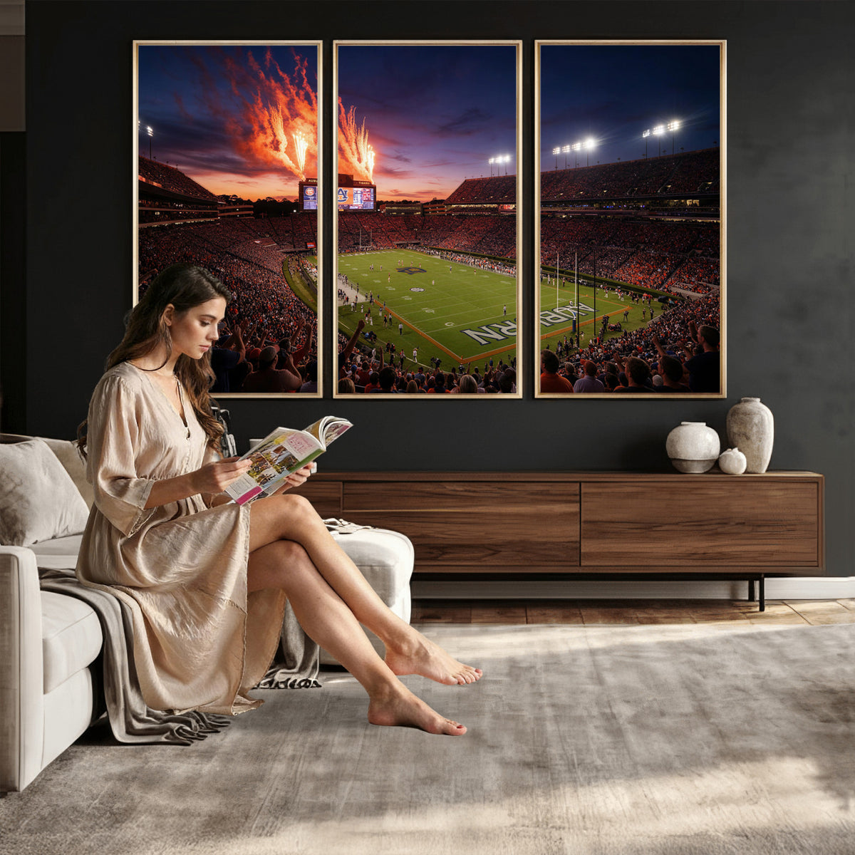 30686080-MGV-CV-36X24 - Stadium Wall Art Canvas Print