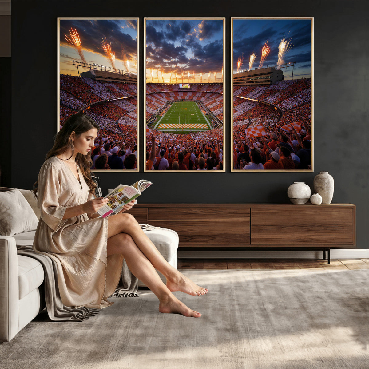 29672818-MGV-CV-36X24 - Stadium Wall Art Canvas Print