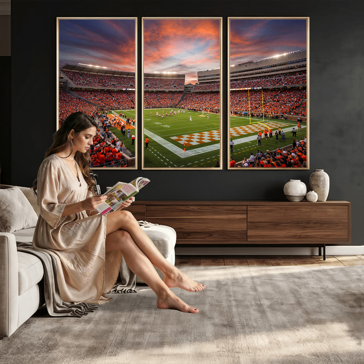 67648335-MGV-CV-36X24 - Stadium Wall Art Canvas Print