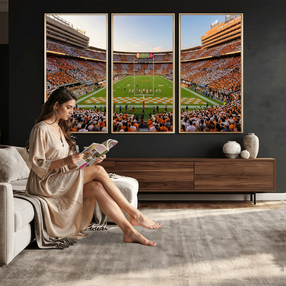 74509135-MGV-CV-36X24 - Stadium Wall Art Canvas Print