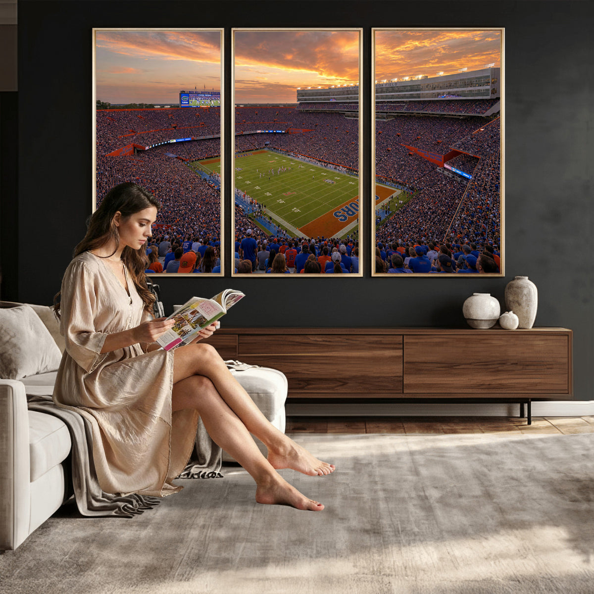 48009171-MGV-CV-36X24 - Stadium Wall Art Canvas Print
