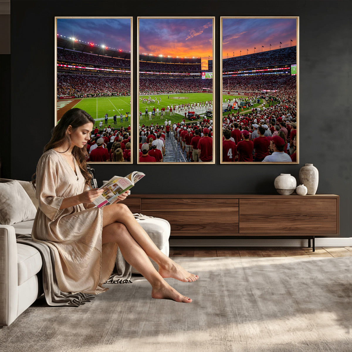 47822048-MGV-CV-36X24 - Stadium Wall Art Canvas Print