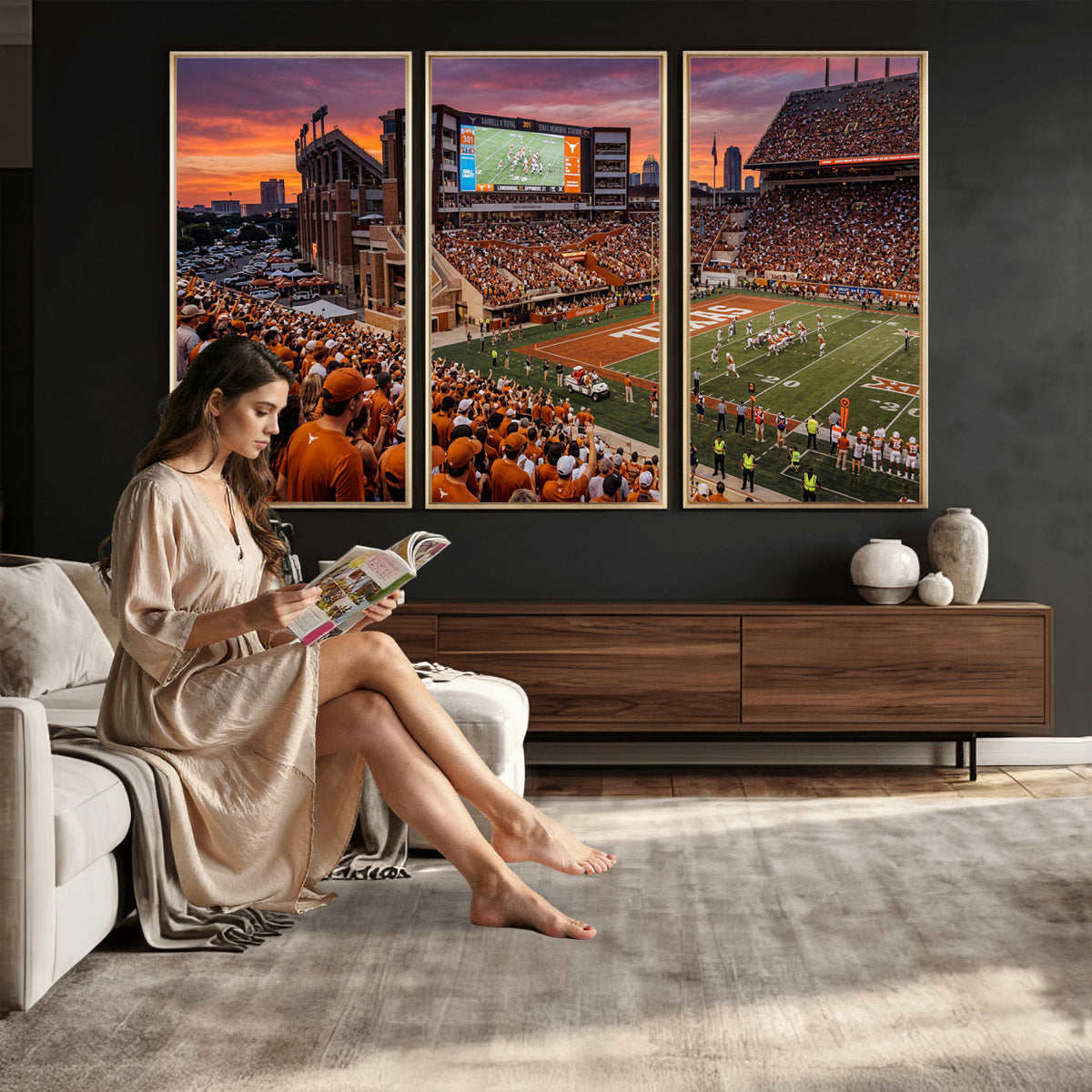 23743181-MGV-CV-36X24 - Stadium Wall Art Canvas Print