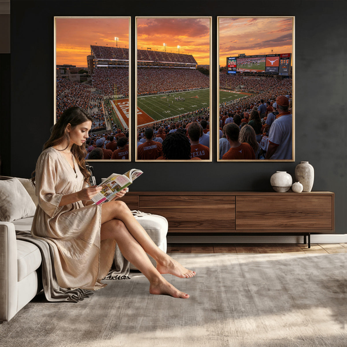 50466060-MGV-CV-36X24 - Stadium Wall Art Canvas Print