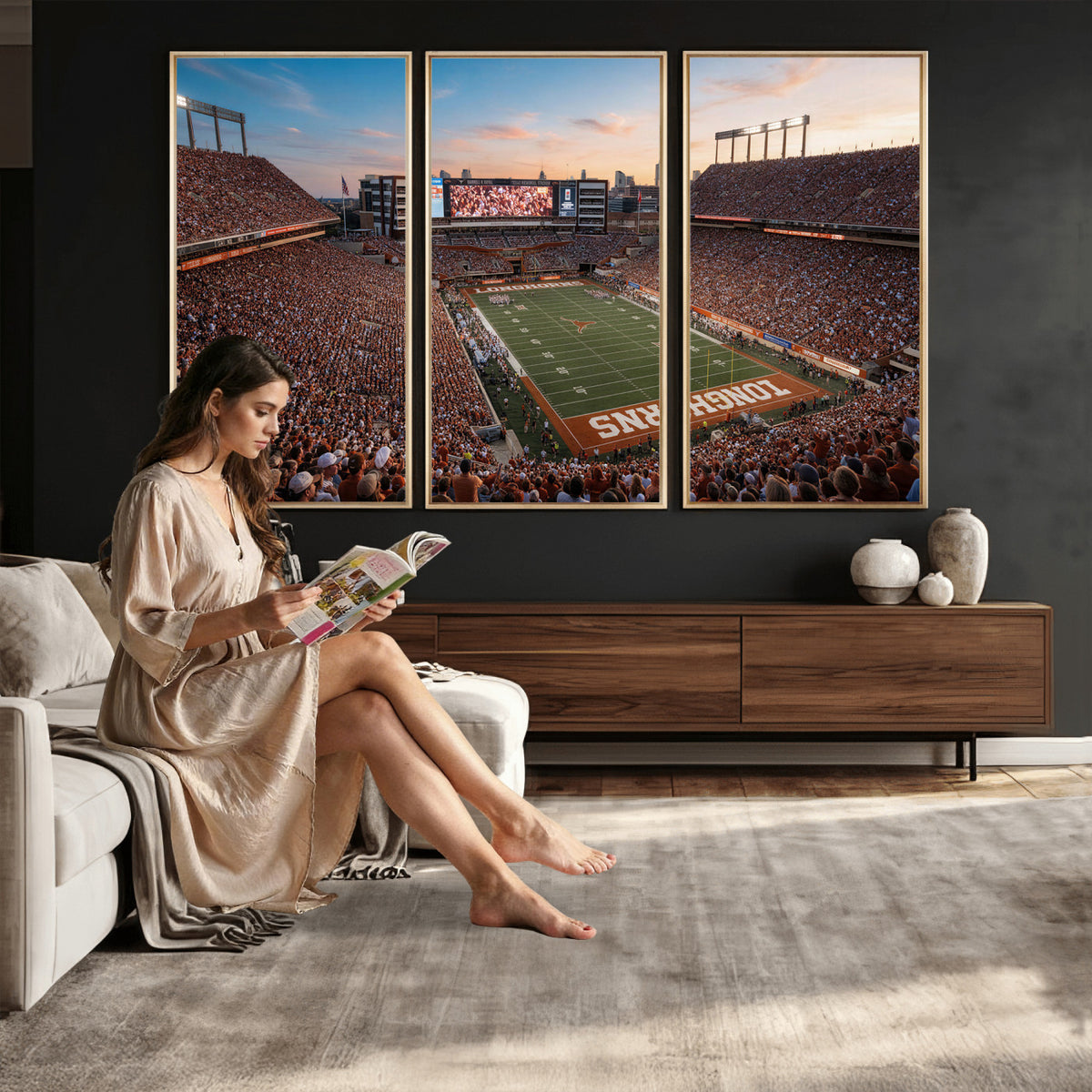 41187139-MGV-CV-36X24 - Stadium Wall Art Canvas Print