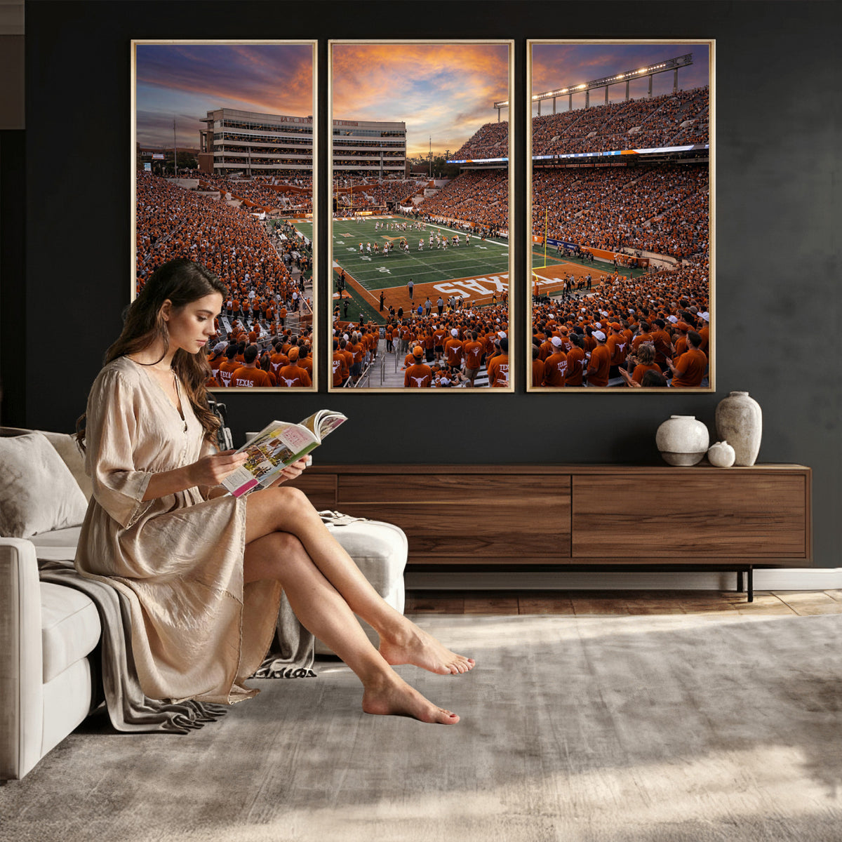 23560699-MGV-CV-36X24 - Stadium Wall Art Canvas Print