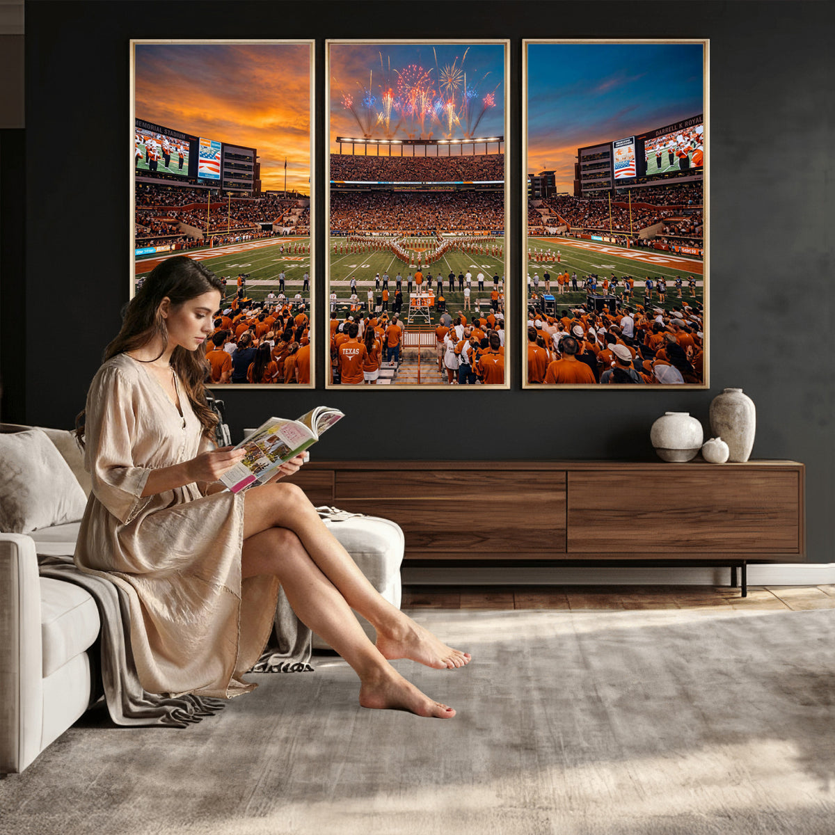 75031291-MGV-CV-36X24 - Stadium Wall Art Canvas Print