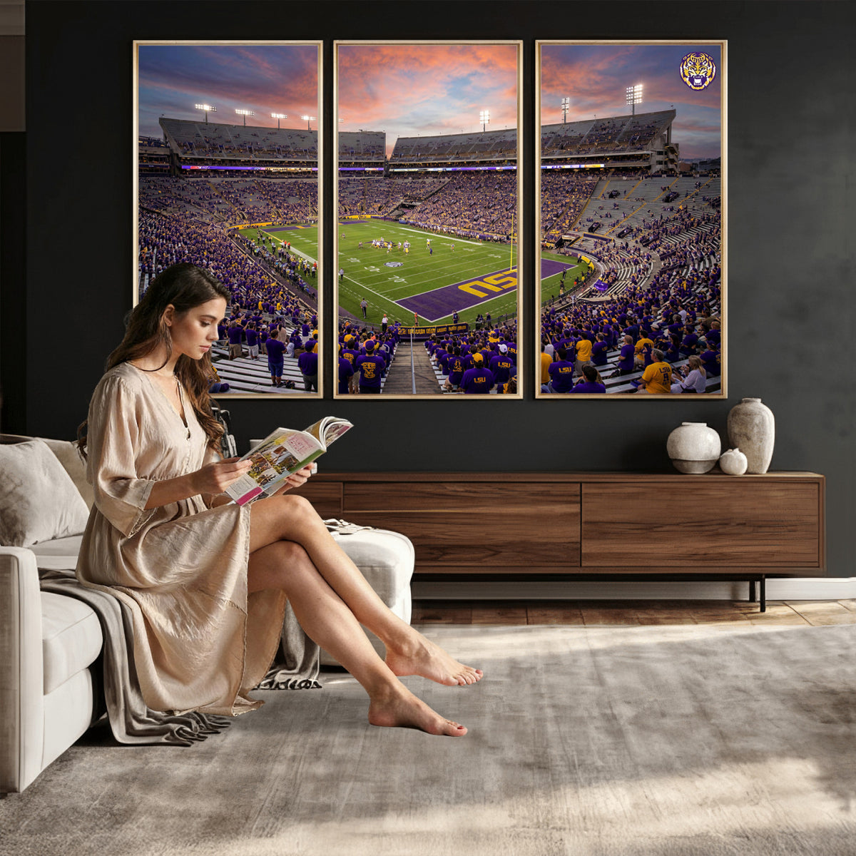 20281385-MGV-CV-36X24 - Stadium Wall Art Canvas Print