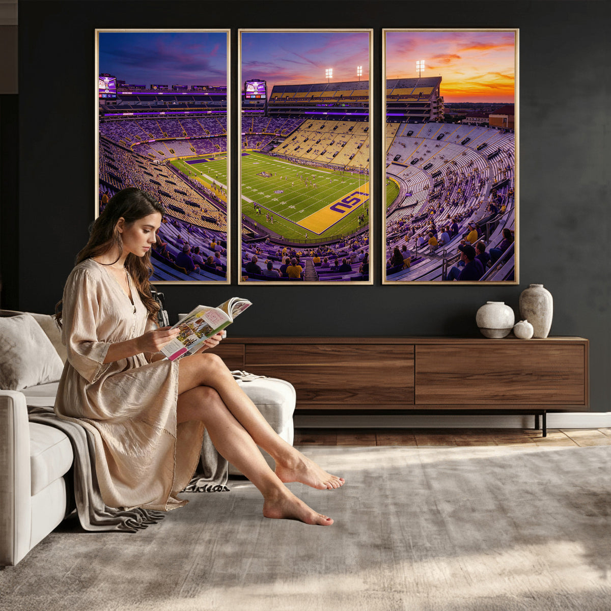 21378512-MGV-CV-36X24 - Stadium Wall Art Canvas Print