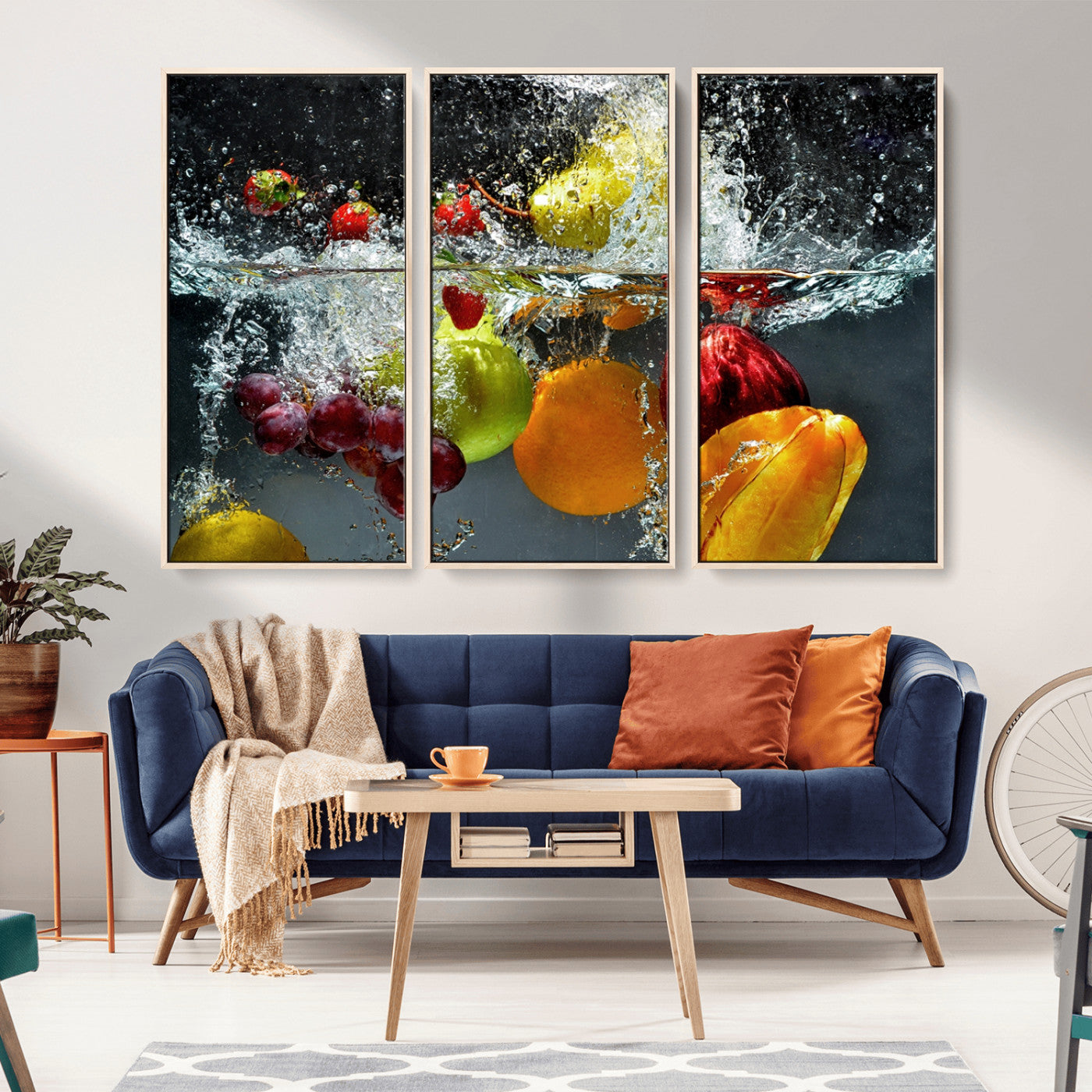 -Kithen Vegetables World Wall Art Canvas Print