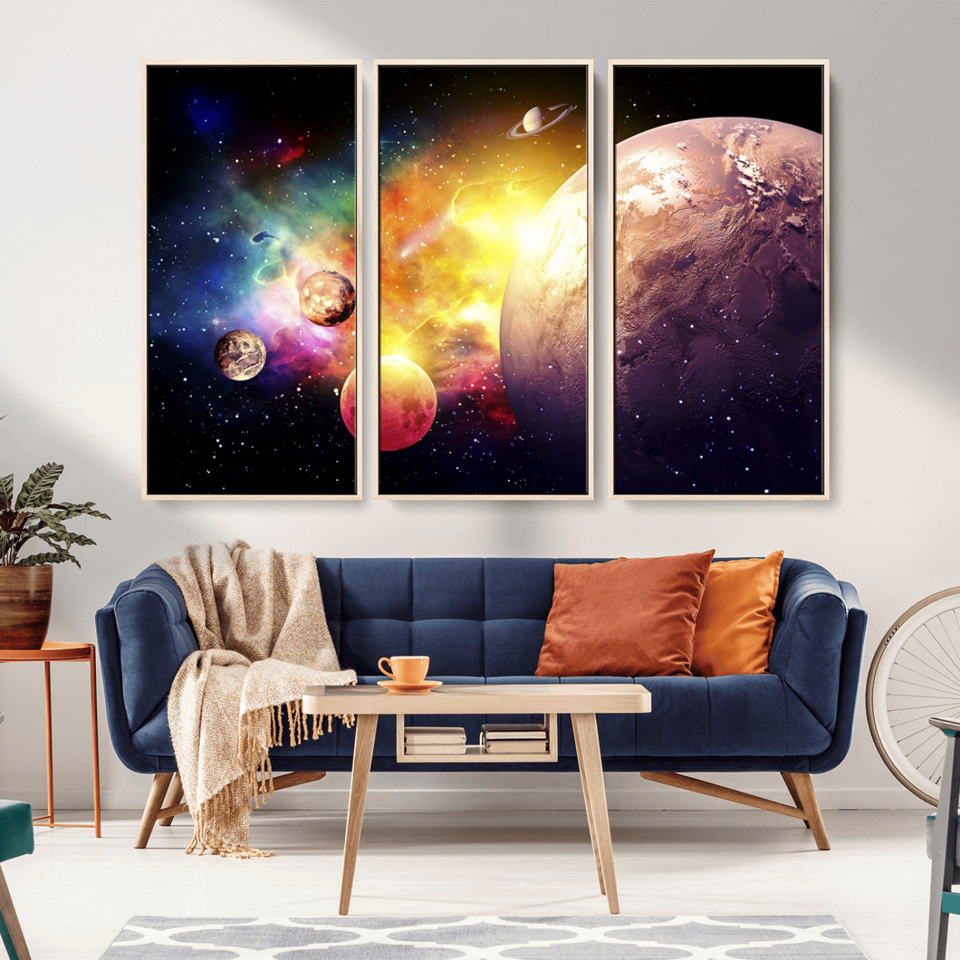 51843-MGV-CV-36X24-Space and Galaxy Canvas Print