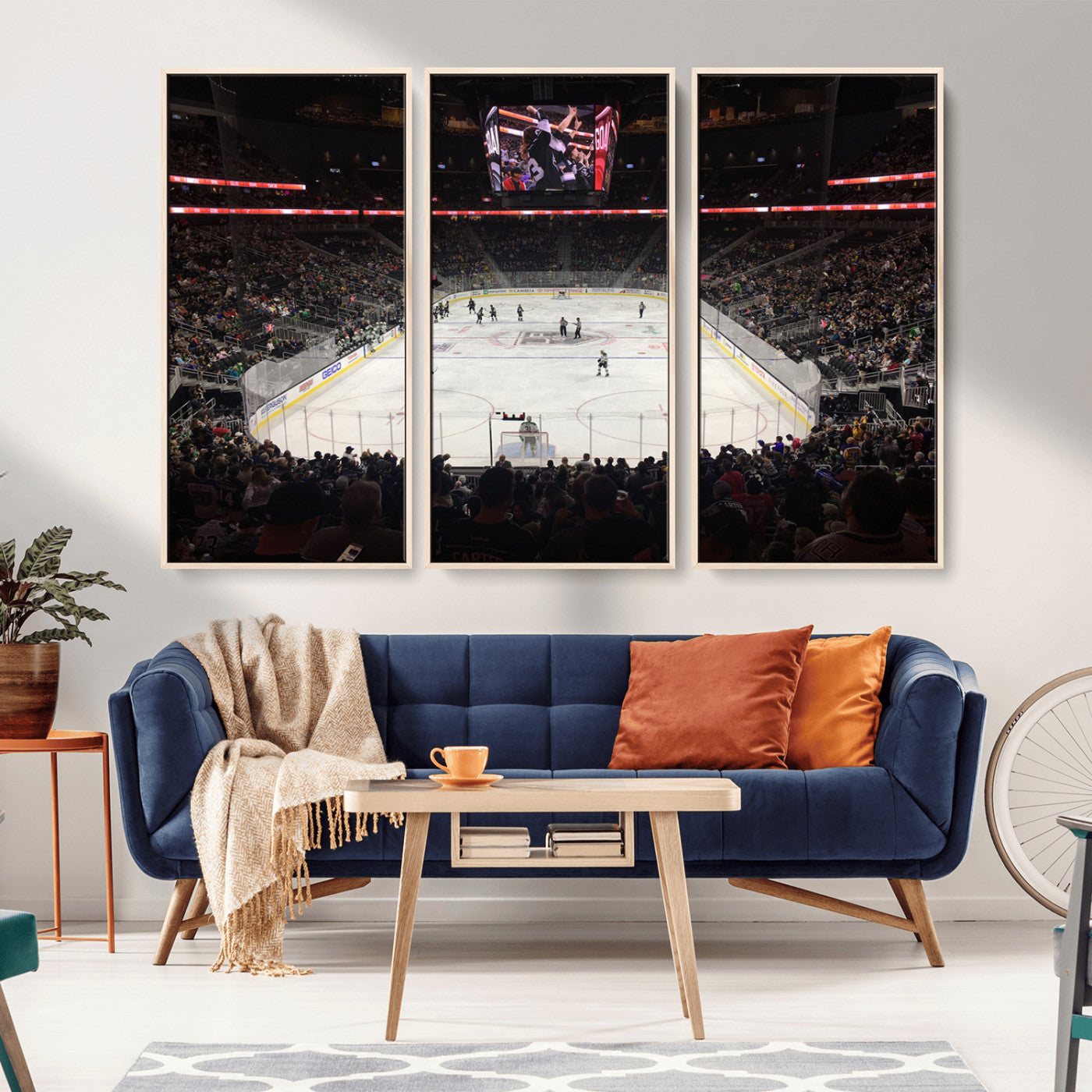 -T Mobile Arena Paradise Nevada Vegas Golden Knights Ice Hockey Stadium Canvas Print Wall Art