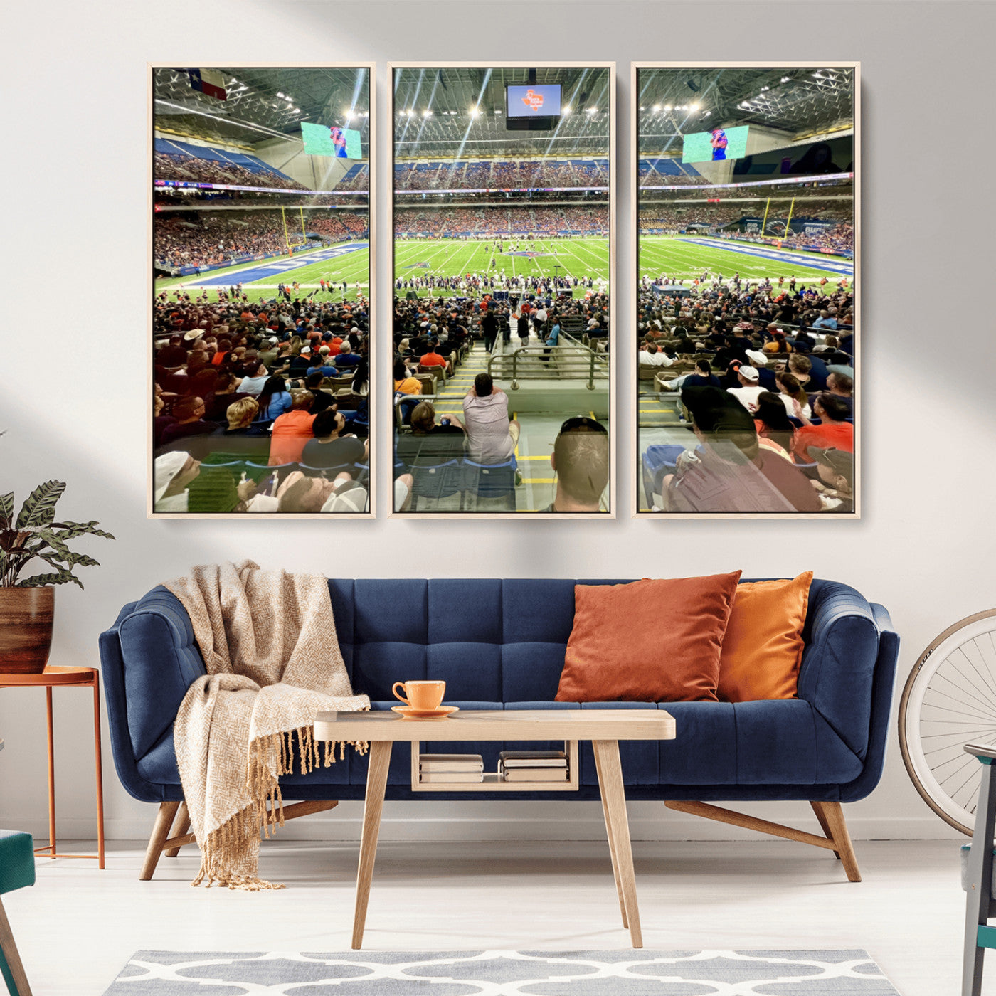 -The University of Texas at San Antonio Roadrunners Football Team Print - San Antonio Alamodome Wall