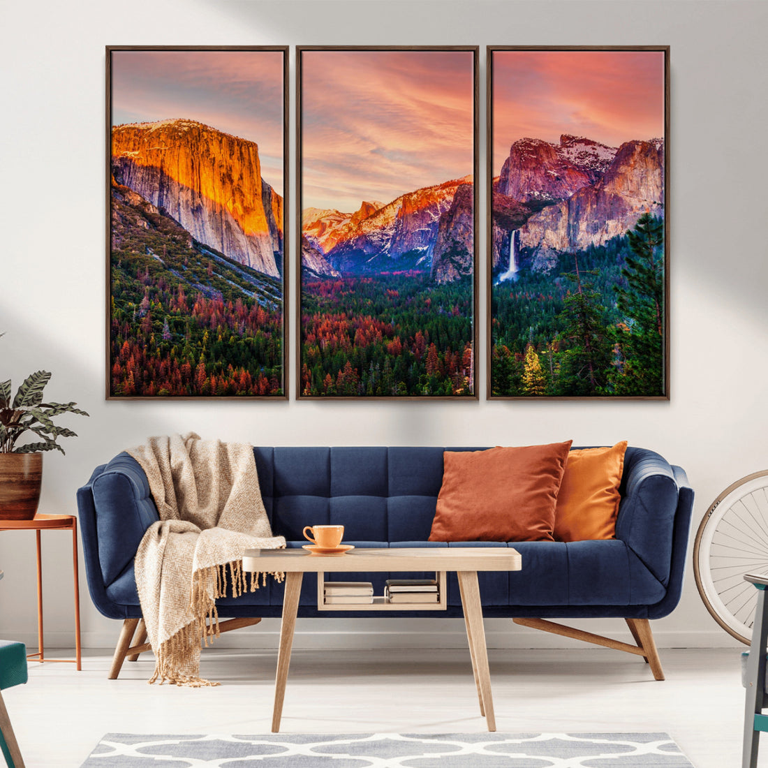 Yosemite National Park Wall Art Landscape Canvas Print El Capitan