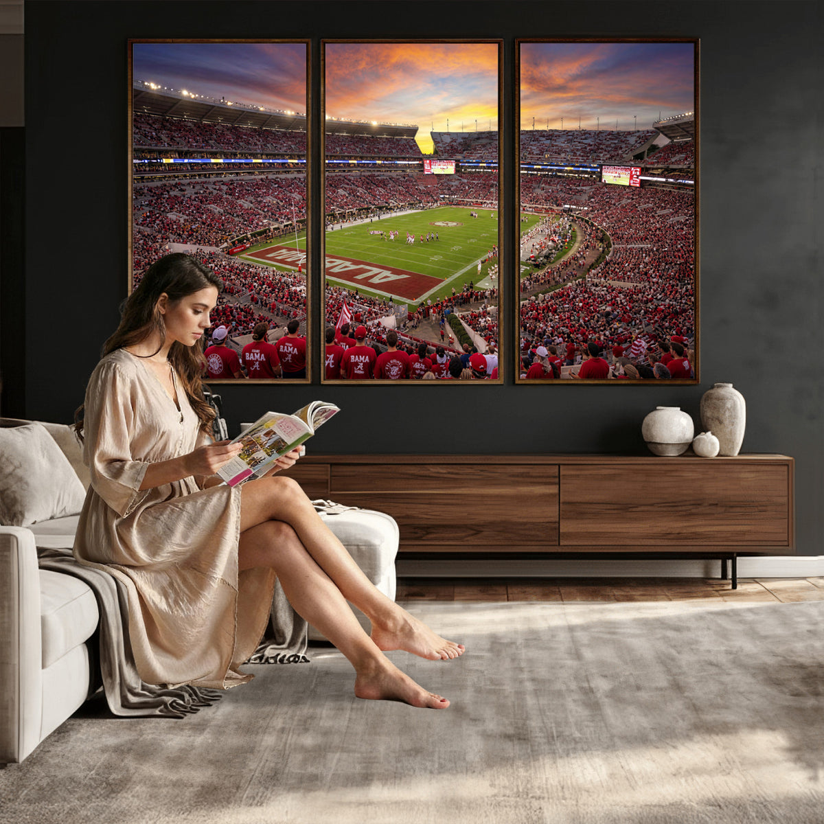 41995919-MGV-CV-36X24 - Stadium Wall Art Canvas Print