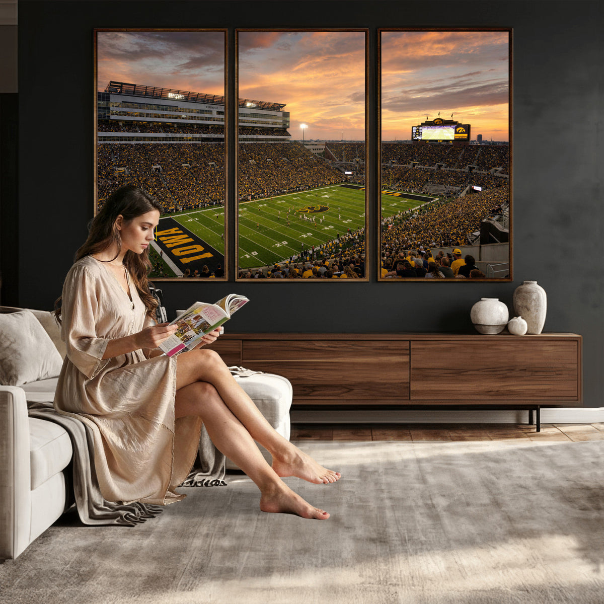 84993181-MGV-CV-36X24 - Stadium Wall Art Canvas Print