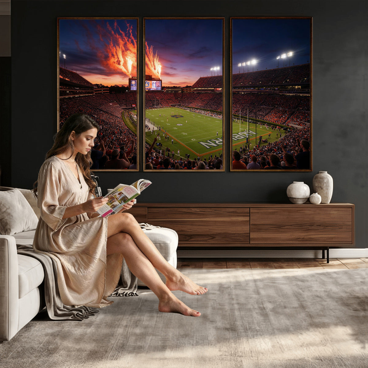 30686080-MGV-CV-36X24 - Stadium Wall Art Canvas Print