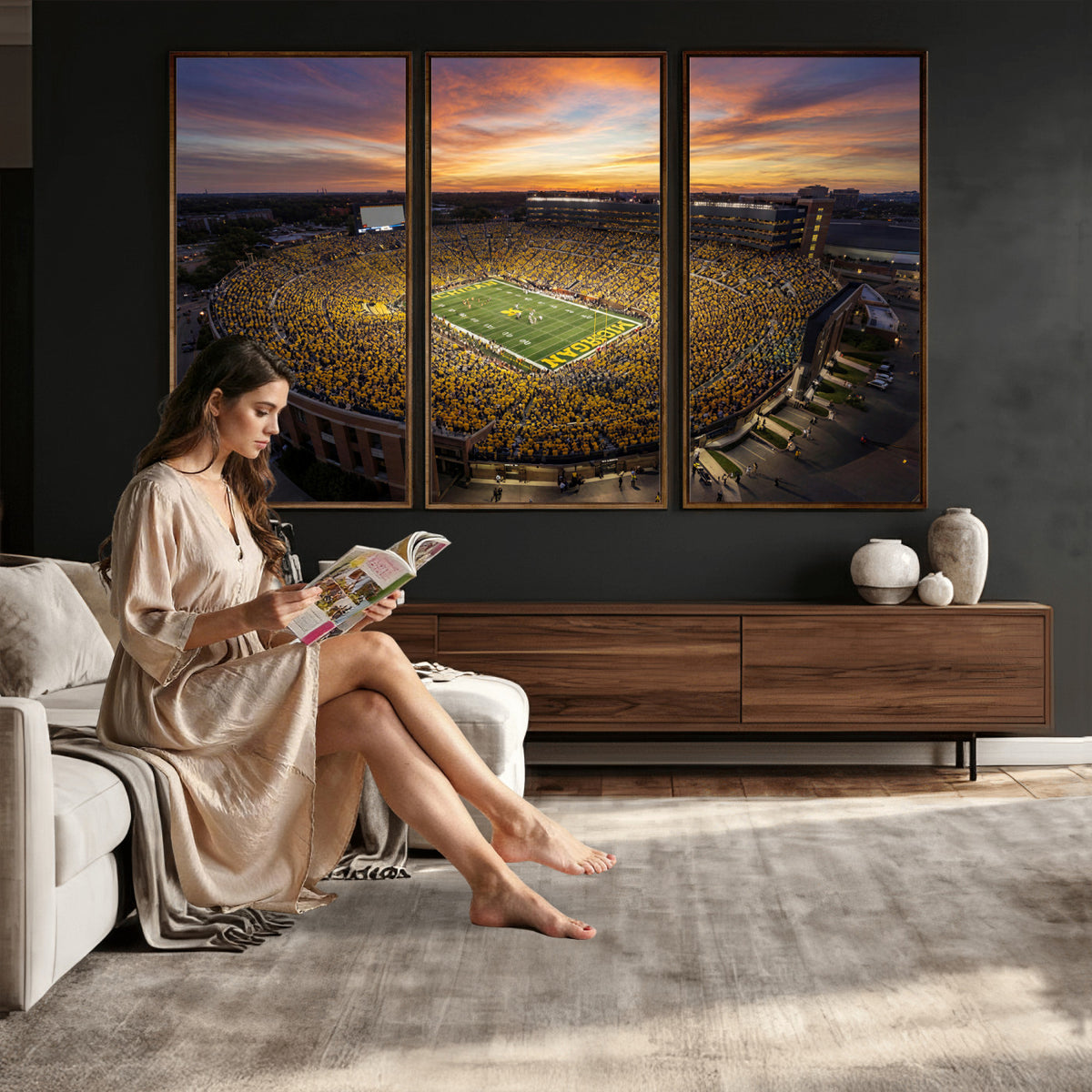 64902586-MGV-CV-36X24 - Stadium Wall Art Canvas Print