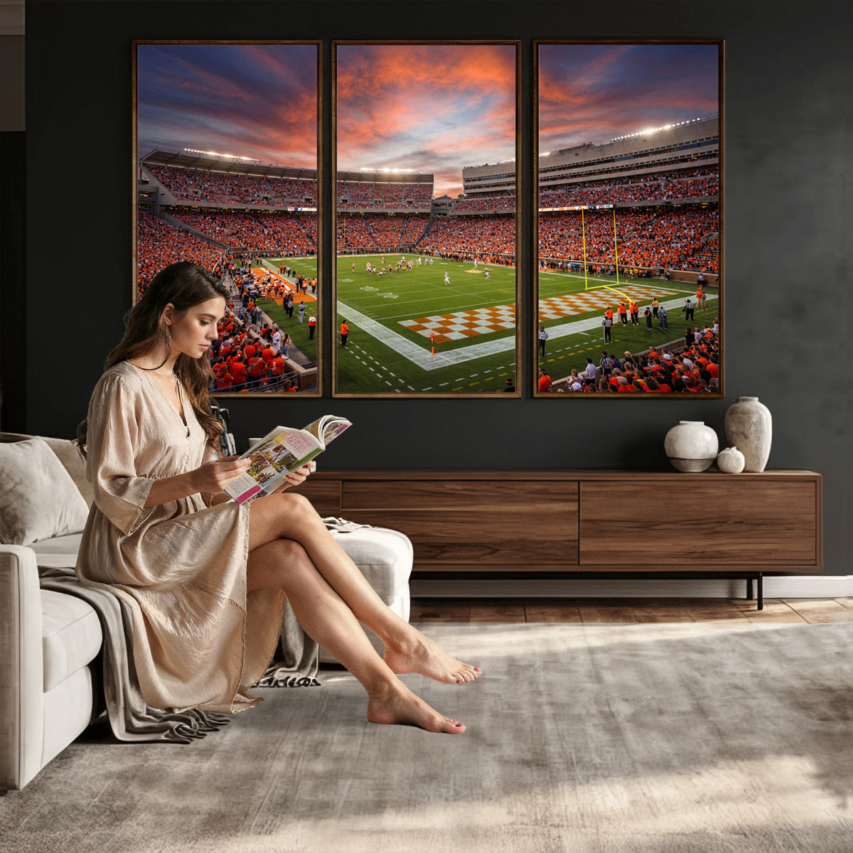 67648335-MGV-CV-36X24 - Stadium Wall Art Canvas Print