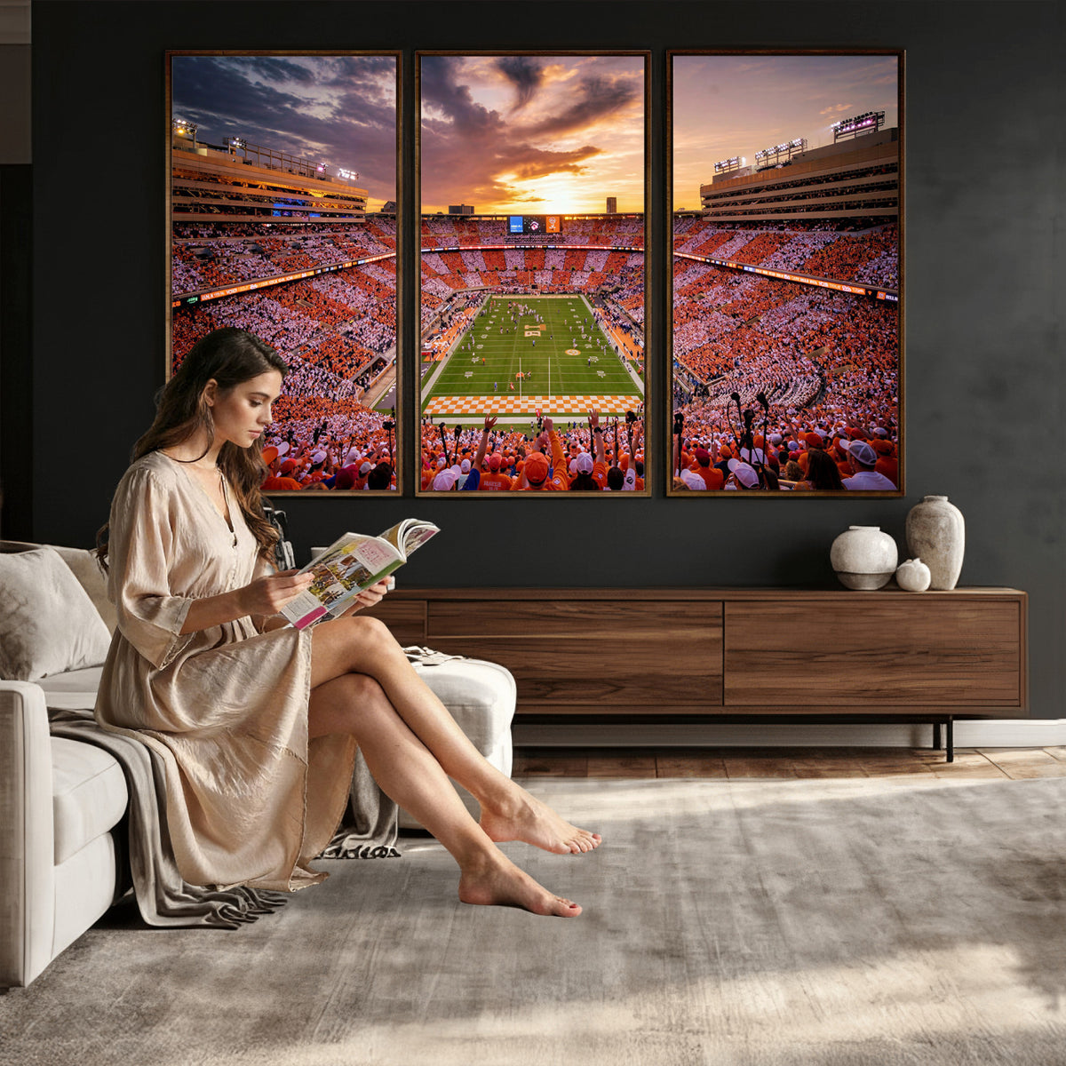68184875-MGV-CV-36X24 - Stadium Wall Art Canvas Print