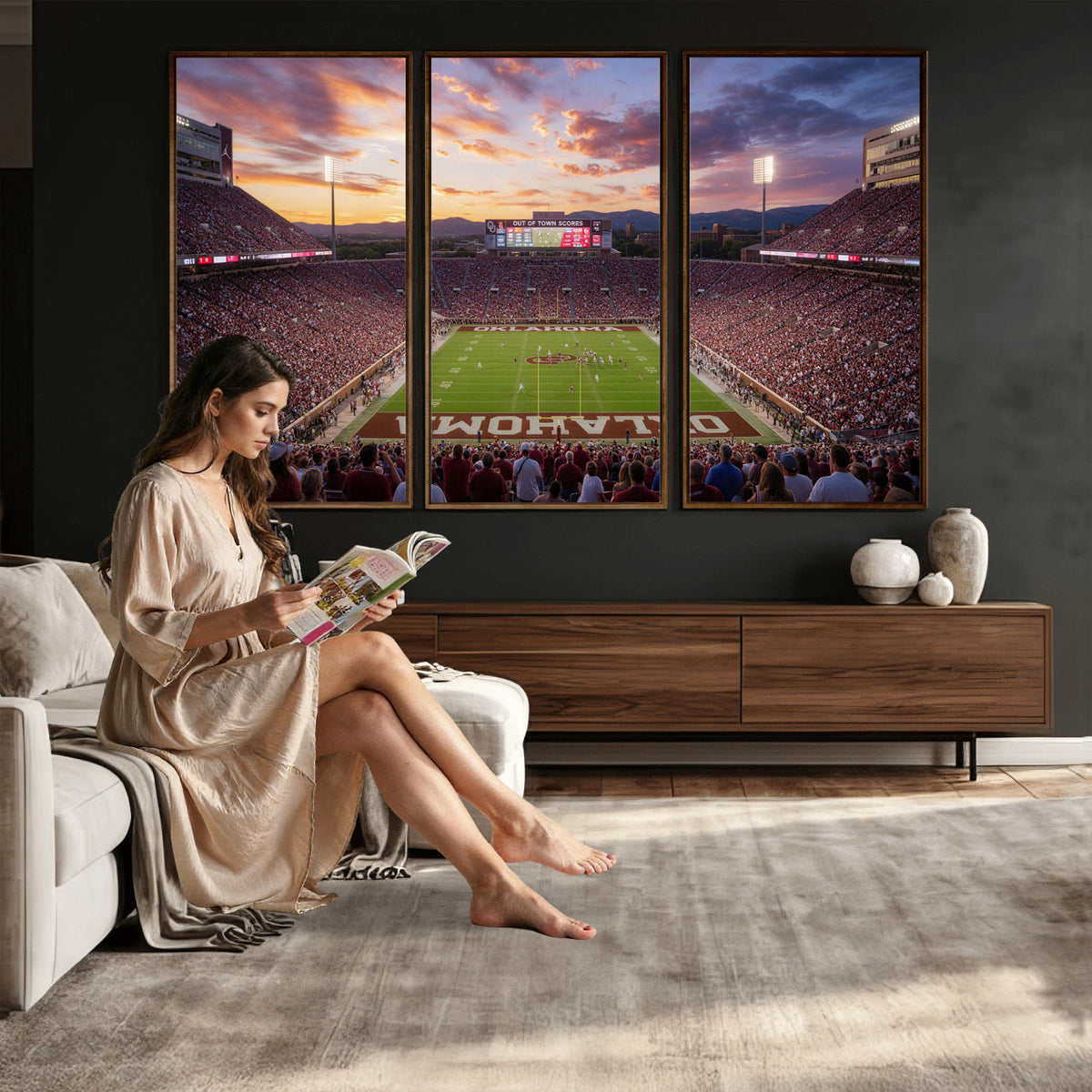 18509931-MGV-CV-36X24 - Stadium Wall Art Canvas Print