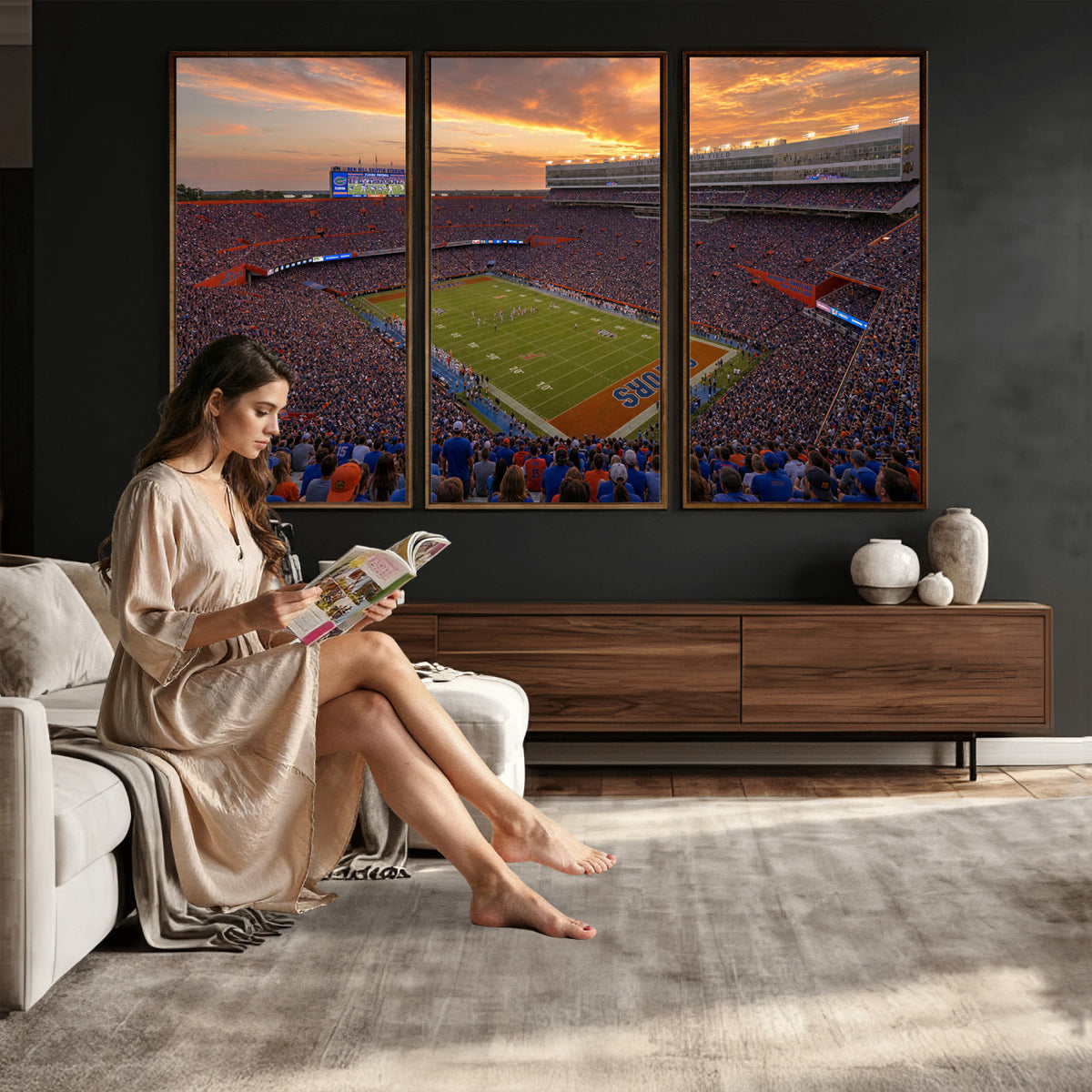 48009171-MGV-CV-36X24 - Stadium Wall Art Canvas Print