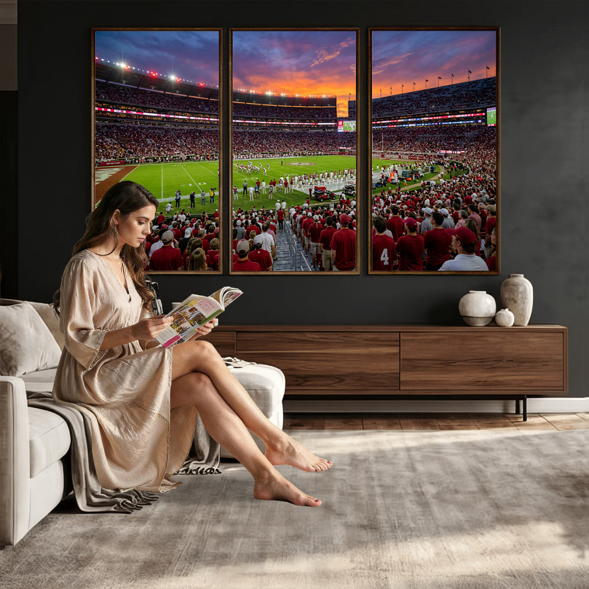 47822048-MGV-CV-36X24 - Stadium Wall Art Canvas Print