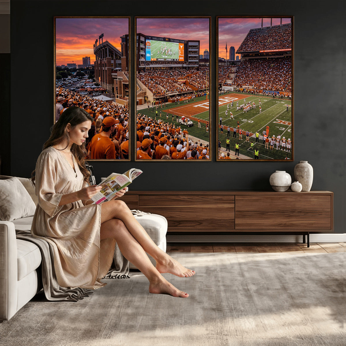 23743181-MGV-CV-36X24 - Stadium Wall Art Canvas Print